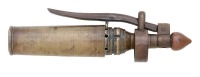 Interesting Unmarked Brass Seven-Barrel Pill Lock Hand Cannon - 2