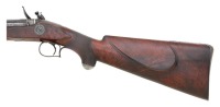Attractive British Silver-Mounted Flintlock Fowler by Fenton with Rare Pistolgrip Stock - 3