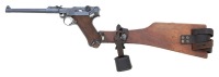 German Lp.08 Artillery Luger Pistol by DWM with Stock
