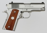 Superb Colt 150th Anniversary Double Diamond Matched Set Python Revolver & Officer&rsquo;s ACP Pistol Serial #1 From The Colt Archive Collection - 2