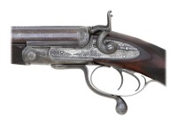 Attractive Scottish Large Bore Underlever Double Hammer Rifle by Alexander Henry - 3