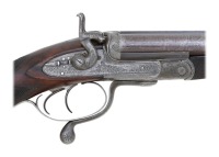 Attractive Scottish Large Bore Underlever Double Hammer Rifle by Alexander Henry - 4