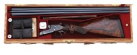 Attractive Cased W. & C. Scott & Son Premier Crystal Indicator Sidelock Double Ejectorgun