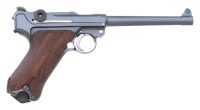 Desirable Cased John Martz Custom 38 Super Navy-Style Luger Pistol - 2