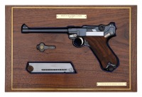 Desirable Cased John Martz Custom 38 Super Navy-Style Luger Pistol