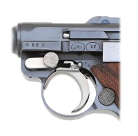 Desirable Cased John Martz Custom 38 Super Navy-Style Luger Pistol - 4