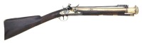 Attractive British Snap Bayonet Flintlock Blunderbuss with Muzzle Inscription by Nock