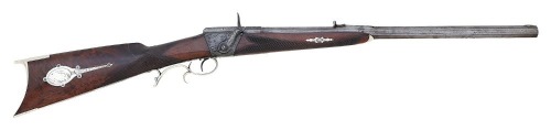 Rare W. Morgenstern Patent Breechloading Sporting Rifle by Slotter & Co.