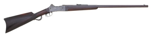 Very Fine Foehl Patent Tilting Block Breechloading Sporting Rifle Made by Deringer