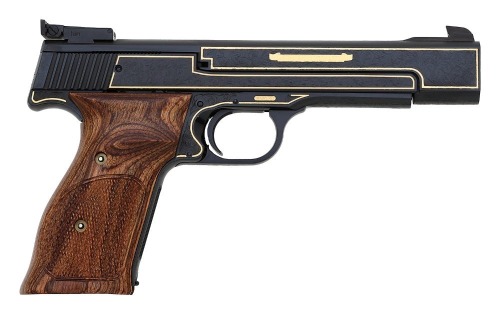 Factory Engraved Smith & Wesson Model 41 50th Anniversary Commemorative Semi-Auto Pistol Serial Number &ldquo;-0004&rdquo;