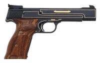 Factory Engraved Smith & Wesson Model 41 50th Anniversary Commemorative Semi-Auto Pistol Serial Number &ldquo;-0004&rdquo;