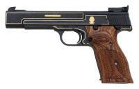 Factory Engraved Smith & Wesson Model 41 50th Anniversary Commemorative Semi-Auto Pistol Serial Number &ldquo;-0004&rdquo; - 2