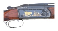Exceptional Michel Courant-Engraved & Gold Inlaid Krieghoff Model 32 Over Under Shotgun - 4