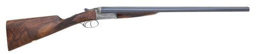 Attractive E.J. Churchill Hercules Model Scalloped Boxlock Easy-Opening Double Ejectorgun