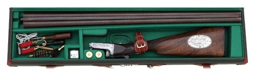 British Boxlock Double Ejectorgun by Linsley Brothers with Presentation To British Industrialist E.T. Thornton, Advisor To The Amir Of Afghanistan