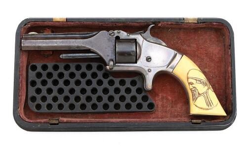 Smith & Wesson No. 1 Second Issue Revolver with Presentation & Gutta-Percha Case