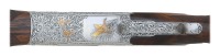 Fine Angelo Bee-Engraved & Gold Inlaid Krieghoff Model 32 Over Under Shotgun Two Barrel Set - 5
