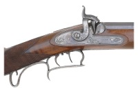 Wonderful John Krider Fancy Percussion Sporting Rifle - 4