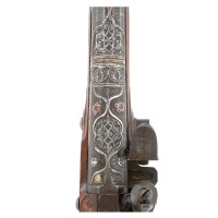 Prussian Jaeger Style Flintlock Rifle with Wootz Steel Barrel - 3
