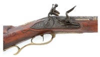 Prussian Jaeger Style Flintlock Rifle with Wootz Steel Barrel - 5