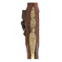 Prussian Jaeger Style Flintlock Rifle with Wootz Steel Barrel - 8