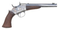 Fine Remington Model 1887 Army Frame Rolling Block &ldquo;Plinker&rdquo; Pistol
