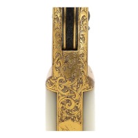 Exceptional Gustave Young Engraved Deluxe Gold Gilt & Cased Smith & Wesson No. 1 Second Issue Revolver - 6