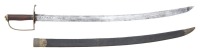 Fine Colonial American Hanger with German-Made Blade & Scabbard