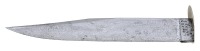 Fine Etched Civil War Bowie Knife with Sheath by Edward Barnes - 3
