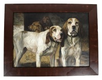 Handsome H.R. Poore &ldquo;Bear Dog&rdquo; Print