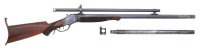 Winchester-Stevens-Pope Model 1885 High Wall Sporting Rifle Identified To Ballistics Pioneer F.W. Mann