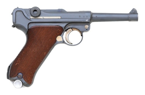 German P.08 Luger S/42 Coded Pistol by Mauser
