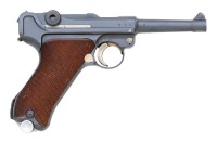 German P.08 Luger S/42 Coded Pistol by Mauser