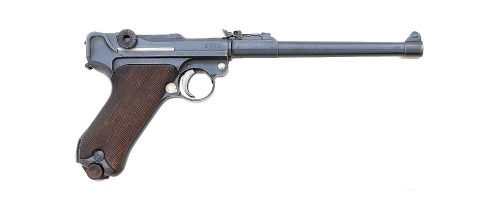 German Lp.08 Artillery Luger Pistol by DWM with Holster & Stock