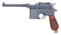 Fine German Mauser C96 M30 Semi-Auto Pistol with Original Stock - 2