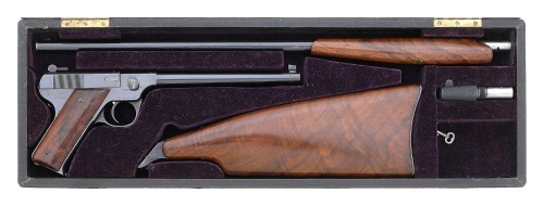 Fine Cased Fiala Model 1920 Manually-Operated Pistol Complete with Accessories