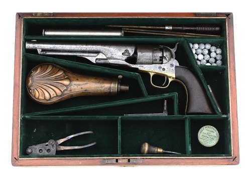 Cased U.S. Colt Model 1860 Army Percussion Revolver
