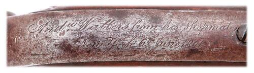 Colt Model 1855 Root Percussion Revolver with Period Inscription