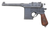 Chinese Shansei Broomhandle Semi-Auto Pistol - 2