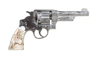 Smith & Wesson First Model 44 Hand Ejector Revolver with Wolf & Klar Style Engraving