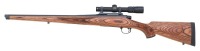 Desirable Remington Custom Shop Model Seven Mannlicher Bolt Action Rifle - 2