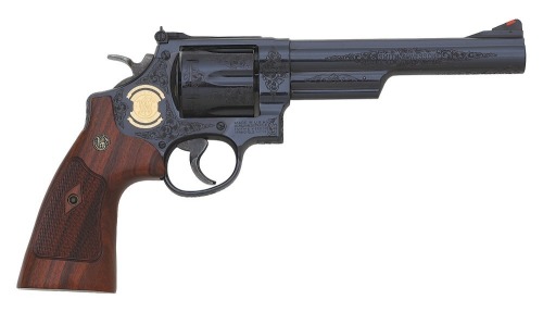 Factory Engraved Smith & Wesson Model 29-10 50th Anniversary Double Action Revolver with Interesting Serial Number