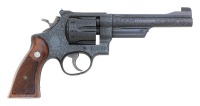 Fabulous Denise Thirion Engraved Smith & Wesson Model 27-2 Double Action Revolver