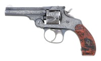 Engraved Smith & Wesson Fourth Model 32 Double Action Revolver - 2