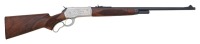 Factory Engraved Browning Model 71 High Grade Lever Action Rifle - 2