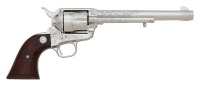 Factory Engraved Colt Third Generation Frontier Six Shooter Revolver