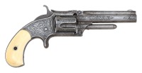 Engraved Smith & Wesson No. 1 1/2 Second Issue Revolver