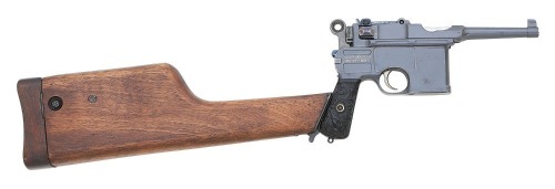 Fine Mauser C96 Bolo Semi-Auto Pistol with Stock