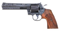 Attractive Custom Engraved Colt Python Double Action Revolver - 2