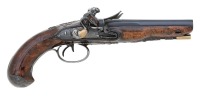 French Flintlock Double Pistol by Lepage